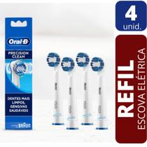 Refil Escova Dental Elétrica Oral B - Precision Clean 4 unidades