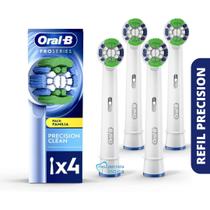 Refil Escova Dental Elétrica Oral B Precision Clean 4 unidades