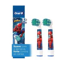 Refil Escova Eletrica Kids Spider-man 2unid Refil Escova Eletrica Kids Spider-man 2unid