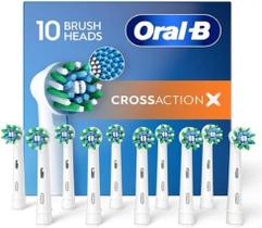 Refil Escova Elétrica Oral B Crossaction X Com 10 Unidades