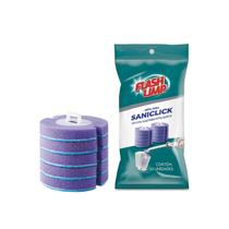 Refil Escova Sanitária Saniclick com 10 unds Limpeza Fácil Refil Escova Sanitária Saniclick com 10 unds Limpeza Fácil