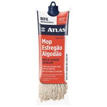 Refil Esfregão Mop Para Limpeza Algodão Plus - Atlas Refil Esfregão Mop Para Limpeza Algodão Plus - Atlas