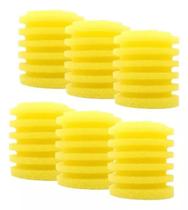 Refil Esponja Amarela Redondo 6 Unidade Boyu,jad,jebo,xilong Refil Esponja Amarela Redondo 6 Unidade Boyu,jad,jebo,xilong