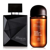 Refil Essencial Exclusivo deo perfum. Masculino 100 ml - Natura