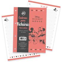 Refil Fichário Universitário - Mickey Minnie - 96 Fls - DAC