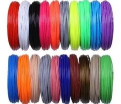 Refil Filamento Pla Kit 20 Cores 100m Caneta 3d Impressora