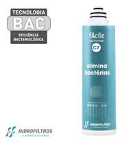 Refil Filtro Água Elimina Bactérias C7 Facile Hidrofiltros