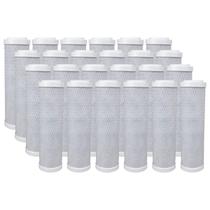 Refil Filtro Carvão Ativado 10 Polegadas X 2 1/2 - 24 Peças Azul