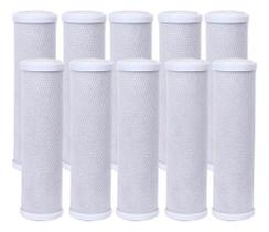 Refil Filtro Carvão Ativado 10 Polegadas X 2 1/2 - 48 Peças Azul Refil Filtro Carvão Ativado 10 Polegadas X 2 1/2 - 48 Peças Azul