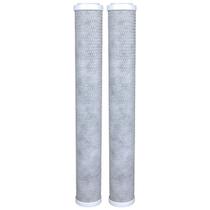 Refil Filtro Carvão Ativado 20 Polegadas X 2 1/2 2 Peças Azul Refil Filtro Carvão Ativado 20 Polegadas X 2 1/2 2 Peças Azul