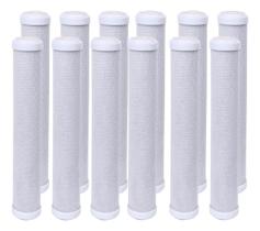 Refil Filtro Carvão Ativado 20 Polegadas X 2 1/2, 24 Peças Azul Refil Filtro Carvão Ativado 20 Polegadas X 2 1/2, 24 Peças Azul
