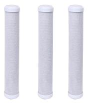 Refil Filtro Carvão Ativado 20 Polegadas X 2 1/2, 3 Peças Azul Refil Filtro Carvão Ativado 20 Polegadas X 2 1/2, 3 Peças Azul