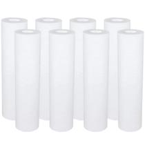 Refil Filtro Cavalete Polipropileno Liso 10 X 2 1/2, 8 Peças Refil Filtro Cavalete Polipropileno Liso 10 X 2 1/2, 8 Peças