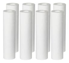 Refil Filtro Cavalete Polipropileno Liso 10 X 2 1/2, 8 Peças Refil Filtro Cavalete Polipropileno Liso 10 X 2 1/2, 8 Peças