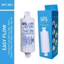 Refil Filtro Compatível Geladeira Side by Side Filtro Externo/ PurifiPolar WP1000 e WP2000/ Top Life - WFS 001 EASY FLOW