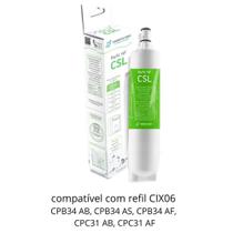 Refil Filtro Compatível Purificador Consul CIX06 - CPB34AB-CPB34AS-CPB34AF-CPC31AB-CPC31AF - Hidro - Hidrofiltros