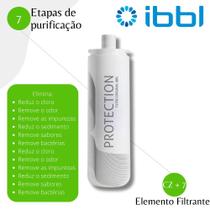 Refil Filtro De Água IBBL Protection Lacrado CZ 7 - Branco