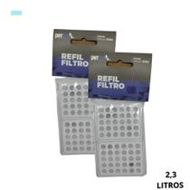 Refil Filtro Do Bebedouro PetLon 2,3 Litros Kit C/ 4 Refis