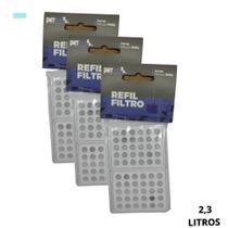 Refil Filtro Do Bebedouro PetLon 2,3 Litros Kit C/ 6 Refis