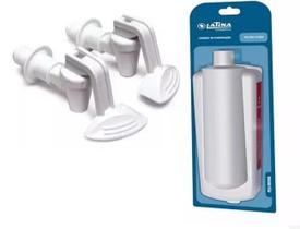 Refil Filtro Latina Original P355 + Par Torneiras Direita e Esquerda Refil Filtro Latina Original P355 + Par Torneiras Direita e Esquerda