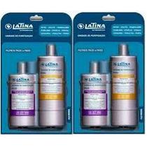 Refil Filtro Latina Original P655 e P635 Kit 2 Peças