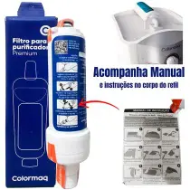 Refil Filtro para Purificador Água Colormaq Premium