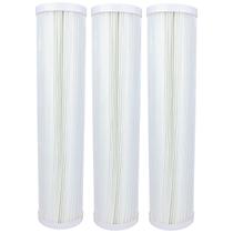 Refil Filtro Plissado Lavável 20 Polegadas X 4 1/2, 3 Peças