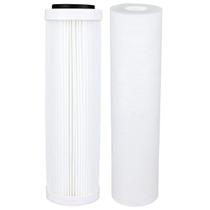 Refil Filtro Plissado Lavável E Polipropileno 9 3/4'' Branco Refil Filtro Plissado Lavável E Polipropileno 9 3/4'' Branco