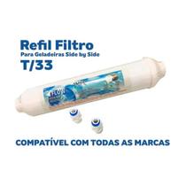 Refil Filtro Polar T33 Purificador Água Gelada Todos Modelos