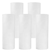 Refil Filtro Polipropileno 20 Polegadas X 4 1/2 - 7 Peças Branco