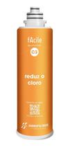 Refil Filtro Purificador Facile C3 Hidrofiltros Reduz Cloro
