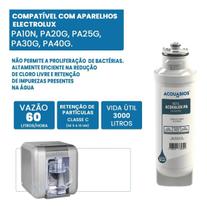 Refil Filtro Vela para Purificador Electrolux Pa10n, pa20g, pa25g, pa30g E Pa40g Acquabios Original