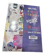 Refil Folhas Fichário Universitário Divertidamente 2 96fls - Dac Refil Folhas Fichário Universitário Divertidamente 2 96fls - Dac