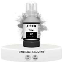 Refil Garrafa de Tinta Epson T49m T49M120 Preta Original Sublimatica Compatível SureColor F170 F570 F57149m