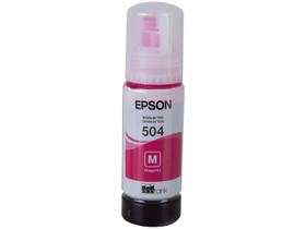 Refil Garrafa Tinta Epson Original EcoTank T504 T504320 Magenta Compatível L4150 L4160 L6161 L6171 L6191 L4260 L14150 L6270 Refil Garrafa Tinta Epson Original EcoTank T504 T504320 Magenta Compatível L4150 L4160 L6161 L6171 L6191 L4260 L14150 L6270