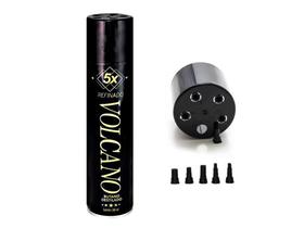 Refil Gás Butano Com 5 Adaptadores Para Isqueiro E Maçarico - VOLCANO