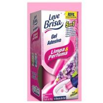 Refil gel adesivo para vaso sanitario leve brisa limpa e perfuma (sem aplicador)