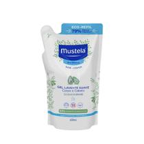 Refil Gel Lavante Suave Mustela Corpo e Cabelo 400ml