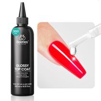 Refil Gel Top Coat Beetles Extra Glossy de 300 ml para arte de unhas