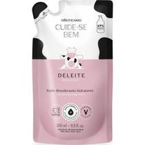 Refil Hidratante Corporal Cuide-Se Bem Deleite 350Ml O