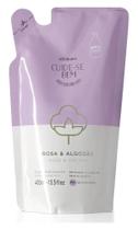 Refil hidratante corporal cuide-se bem rosa e algodão 400ml o boticário