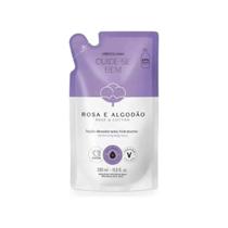 Refil Hidratante Cuide-se Bem Rosa E Algodão 350ml OBoticário