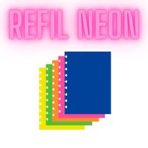 Refil Inteligente Médio Folhas Neon 120g Un