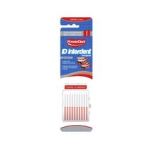 Refil Interdent Powerdent Extra Fina, Cilindrico, Vermelha, 10 Unidades