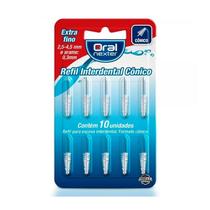 Refil Interdental Oral Nexter Cônico Extra Fino 10 Unidades Refil Interdental Oral Nexter Cônico Extra Fino 10 Unidades