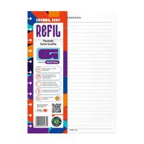 Refil Iscool Disc Solid Grafite 20x27,5 cm 90g 50 folhas Refil Iscool Disc Solid Grafite 20x27,5 cm 90g 50 folhas