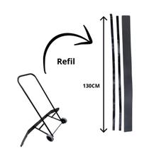 Refil jogo de borrachas para rodo propulsor 130 cm bralimpia
