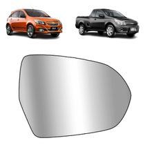 Refil lente espelho retrovisor agile 2009 a 2014 montana 2015 a 2022 lado direito com base Refil lente espelho retrovisor agile 2009 a 2014 montana 2015 a 2022 lado direito com base