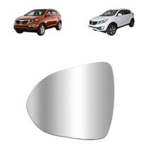 Refil lente espelho retrovisor kia sportage 2011 a 2016 lado esquerdo Refil lente espelho retrovisor kia sportage 2011 a 2016 lado esquerdo