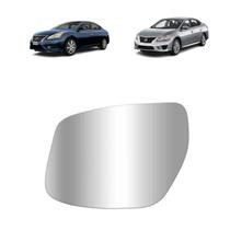 Refil lente espelho retrovisor nissan sentra 2013 a 2017 lado esquerdo